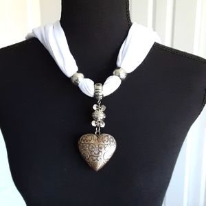 Scarf with Embellishments